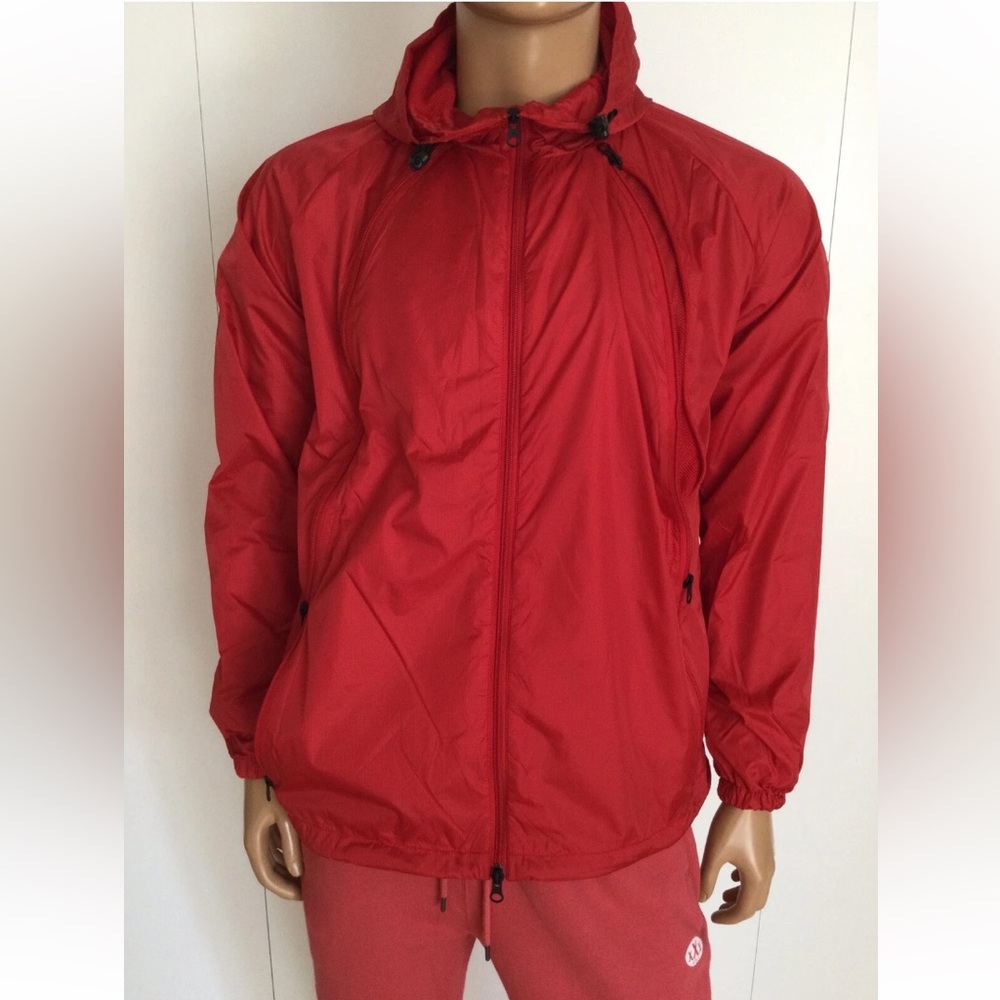 10 Deep Better Since’95 Red Triple Zip Windbreaker Jacket Size L